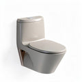 Hangtoilet in Beige met geïntegreerd spoelsysteem 70 x 38 x 38 cm